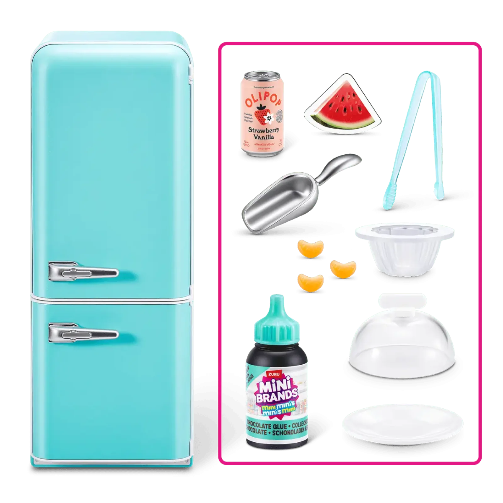 Игровой набор Zuru Mini Brands Холодильник с продуктами UA