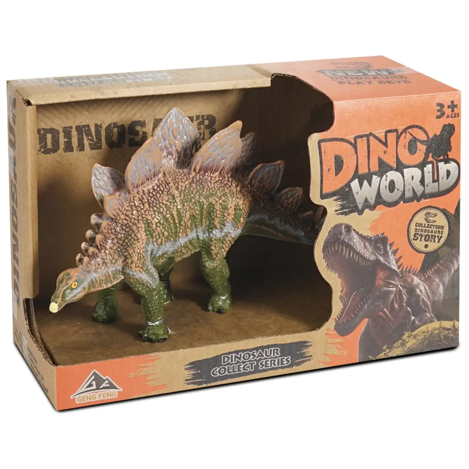 Игрушка Dino World Динозавр Стегозавр большой UA