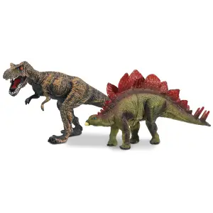 Набор фигурок Dino World Алозавр и Стегозавр UA