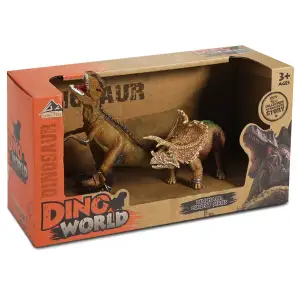 Набор фигурок Dino World Хасмозавр и Цератозавр UA