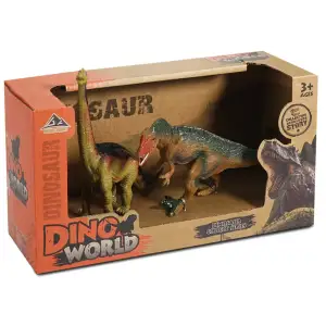 Набор фигурок Dino World Брахиозавр и Гигантозавр UA