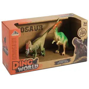 Набір фігурок Dino World Паразауролоф і Карнотавр UA