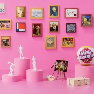 Игровой набор Zuru Mini Brands Create Шедевры живописи и скульптуры UA