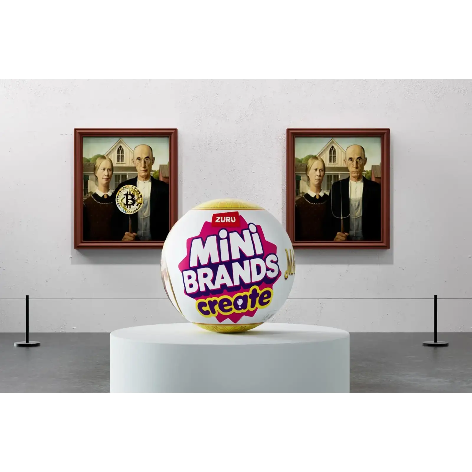 Игровой набор Zuru Mini Brands Create Шедевры живописи и скульптуры UA