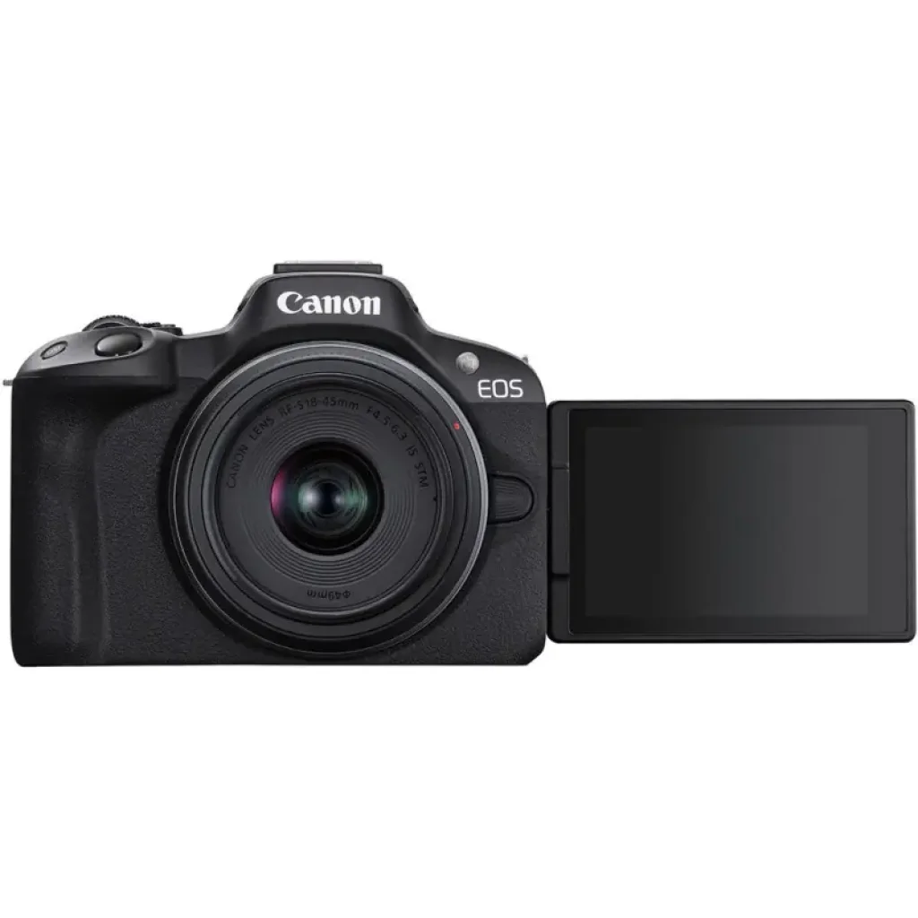 Цифрова камера CANON EOS R50 + RF-S 18-45 IS STM Black Creator Kit UA