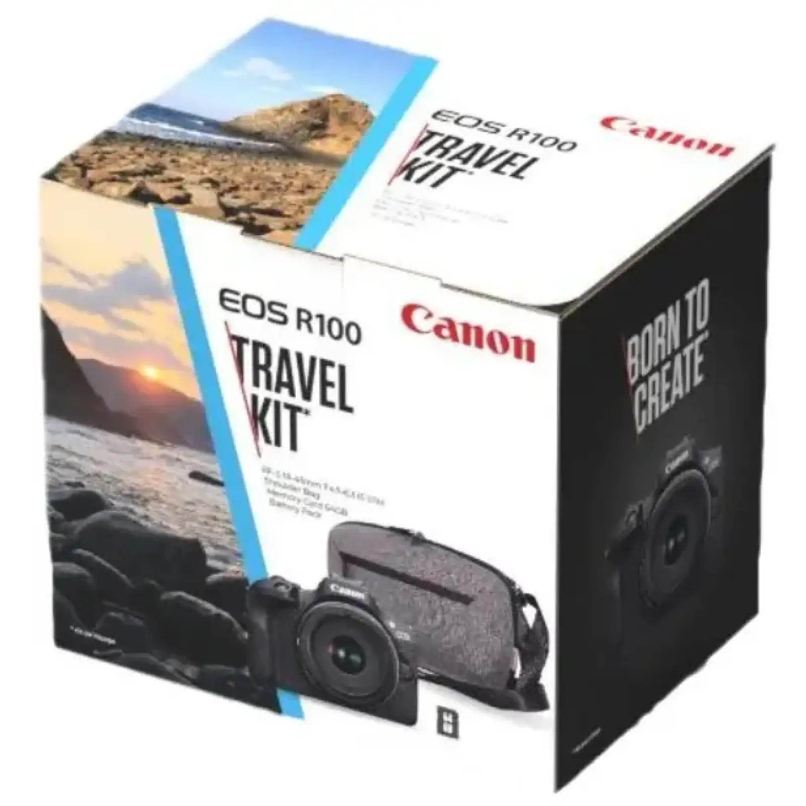 Цифровая камера Canon EOS R100 RF-S 18-45 IS STM Travel Kit UA