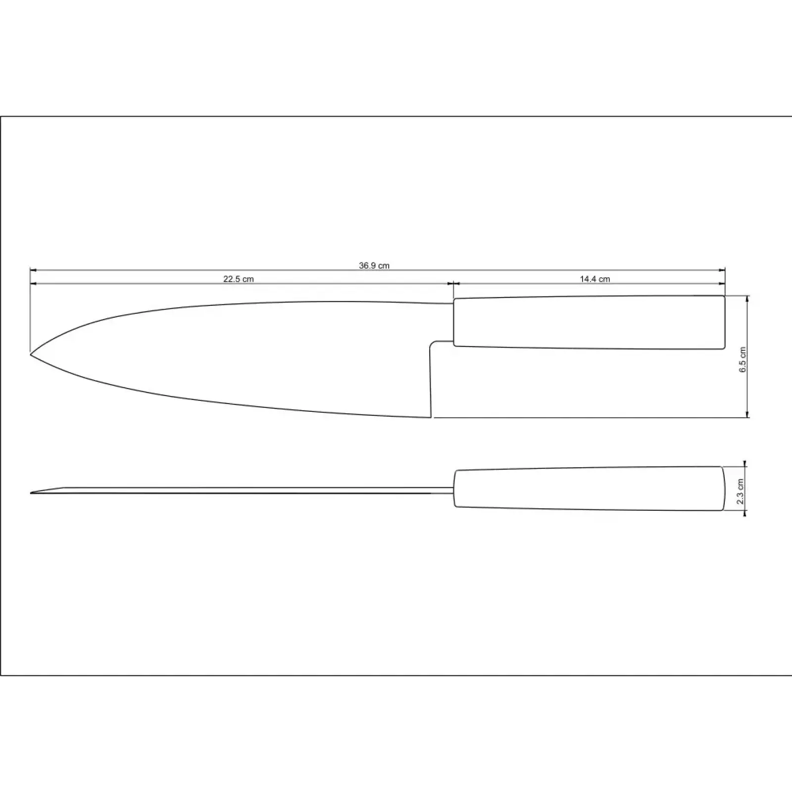 Ніж TRAMONTINA SUSHI 203 мм (24231/048) UA