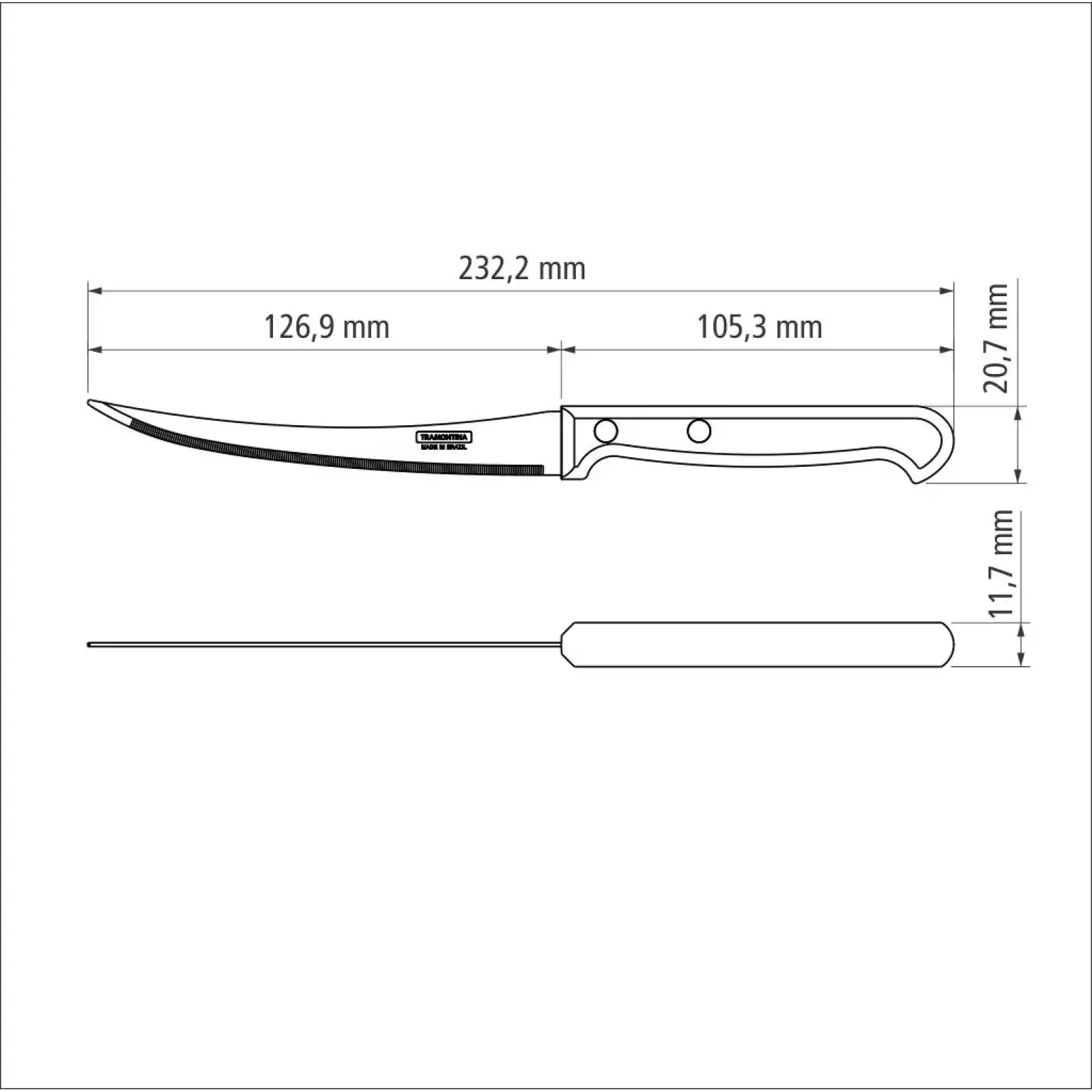 Нож TRAMONTINA ULTRACORT (23852/105) UA