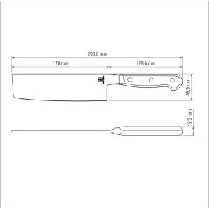 Ніж TRAMONTINA SUSHI GOLD Nakiri 178 мм (24028/007) UA
