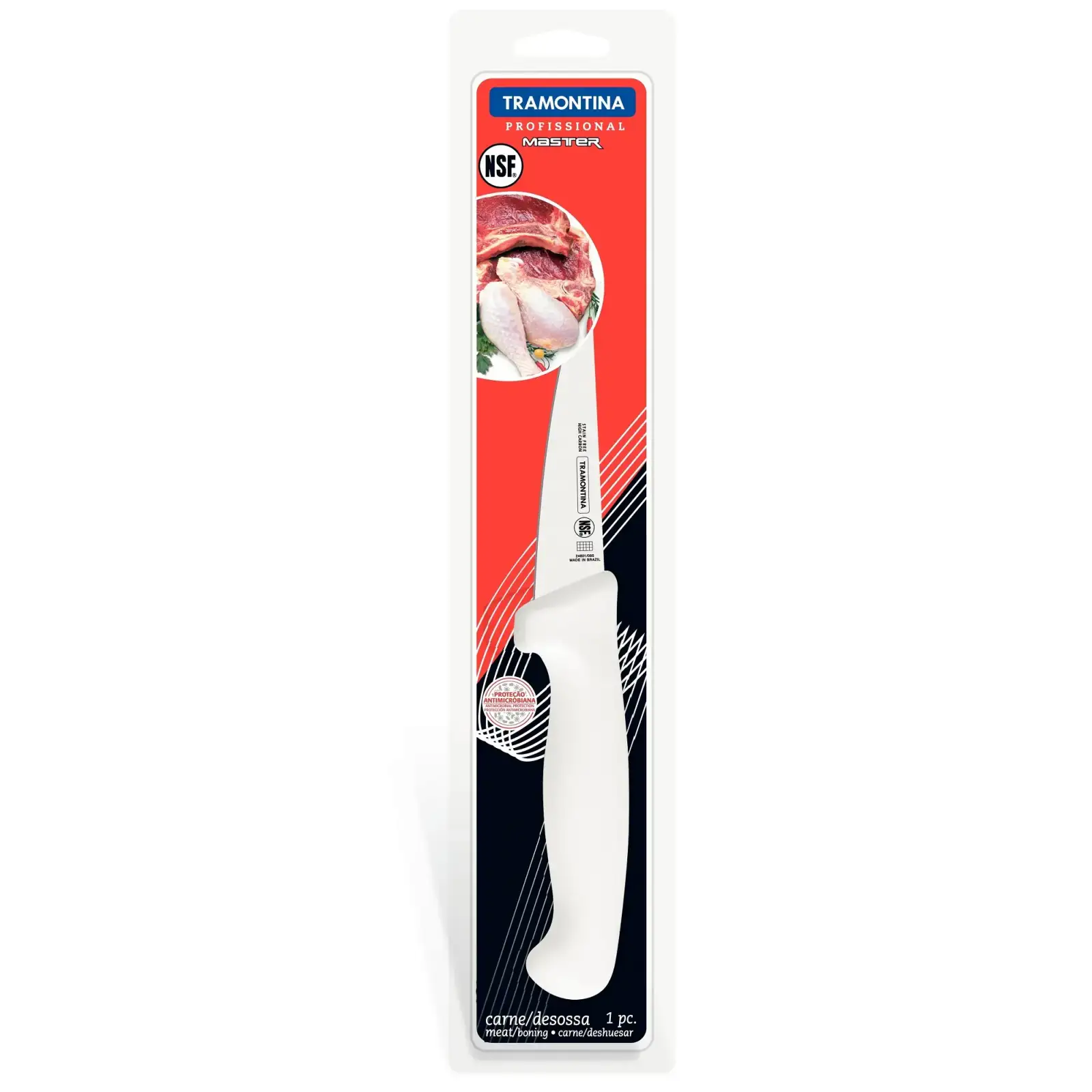 Нож TRAMONTINA PROFISSIONAL MASTER нож д/обвалки птицы 127 мм инд.бл. (24601/185) UA