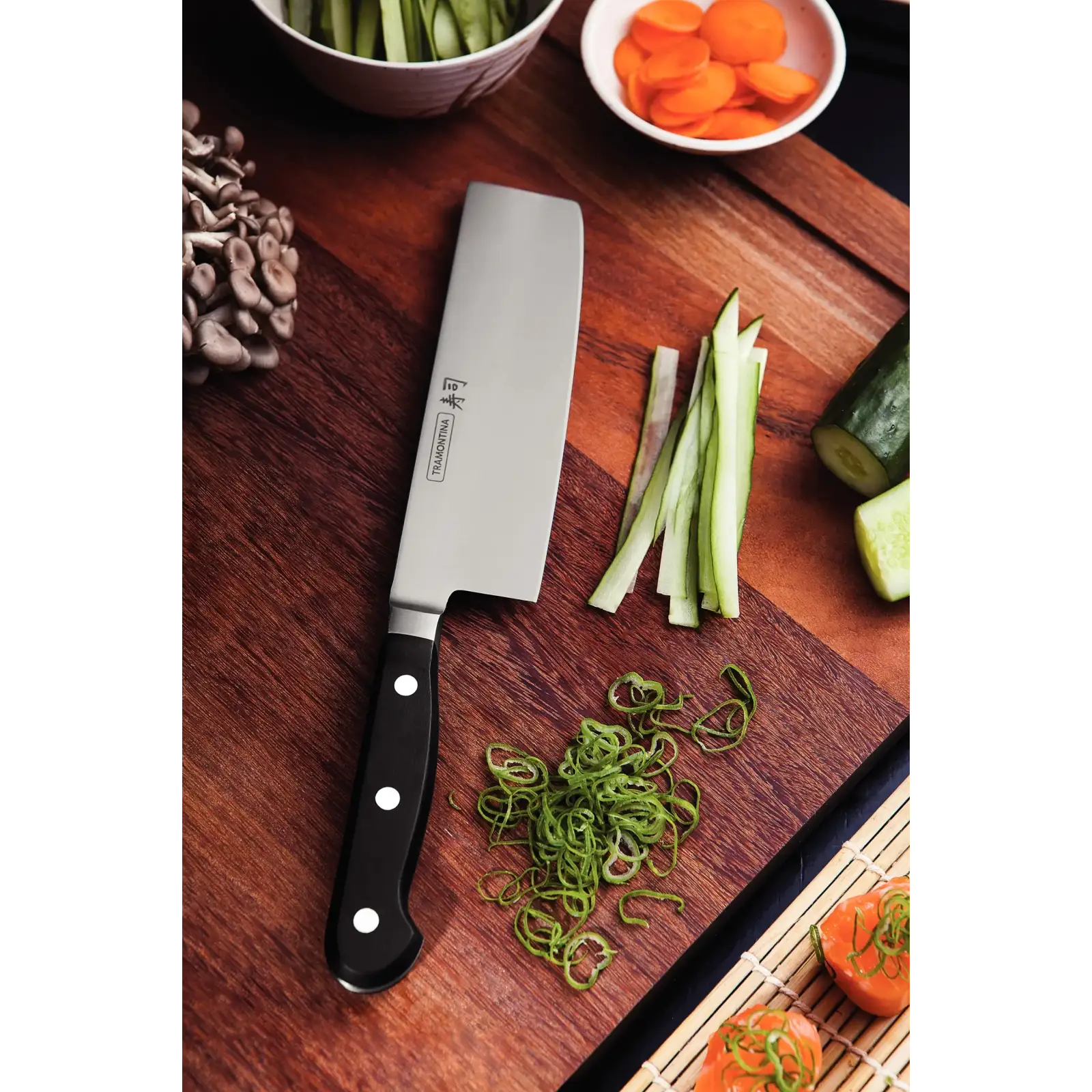 Ніж TRAMONTINA SUSHI GOLD Nakiri 178 мм (24028/007) UA