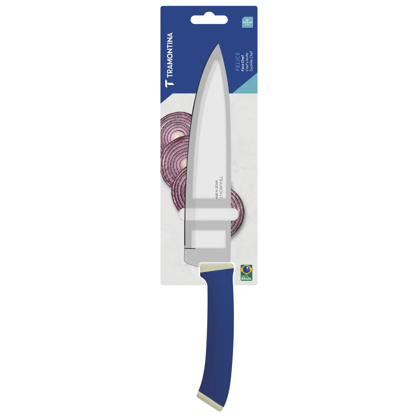 Ніж Chef Tramontina Felice blue, 203 мм UA