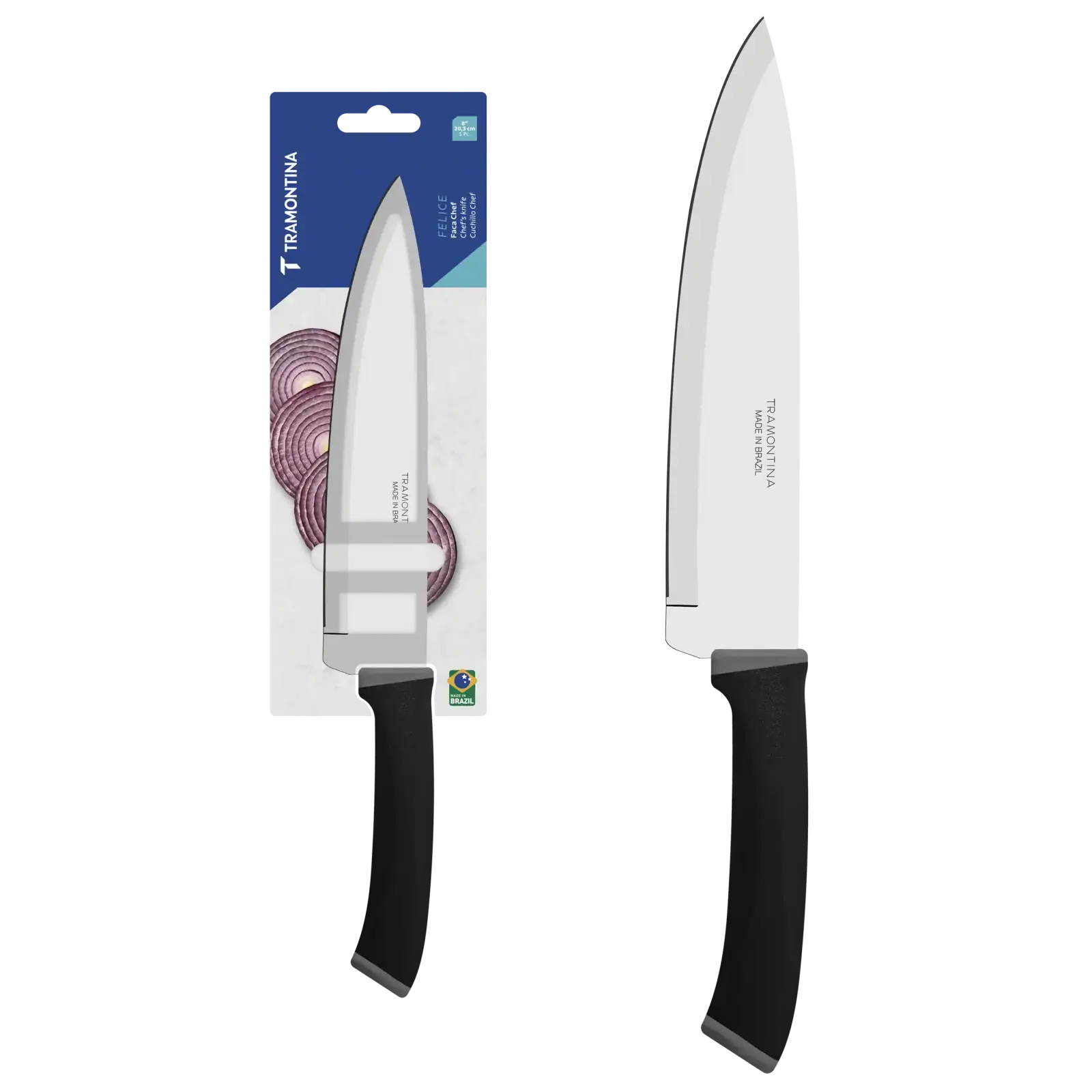 Нож Chef Tramontina Felice black, 203 мм UA