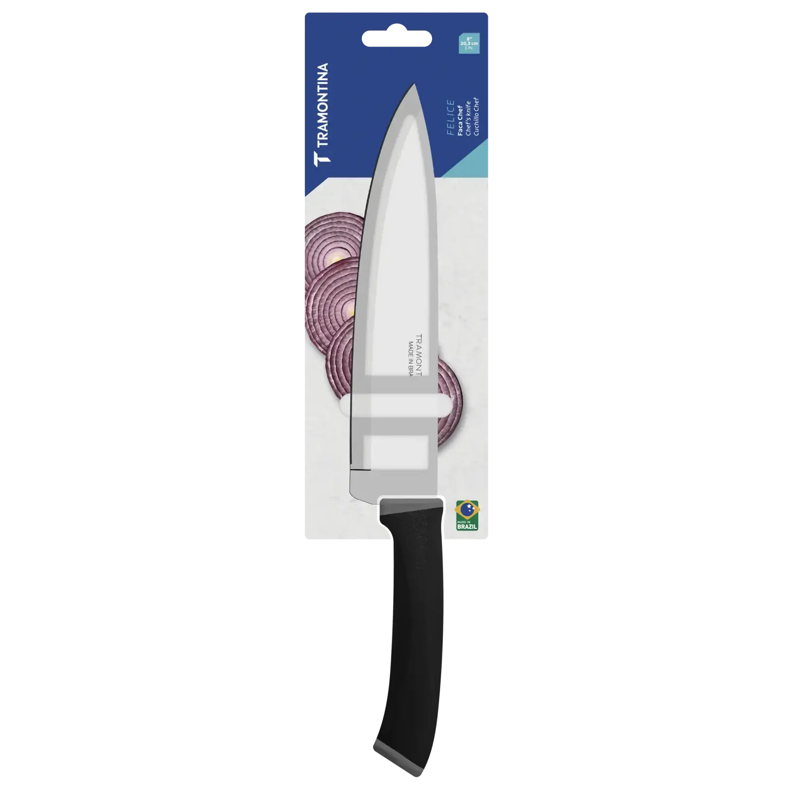 Нож Chef Tramontina Felice black, 203 мм UA