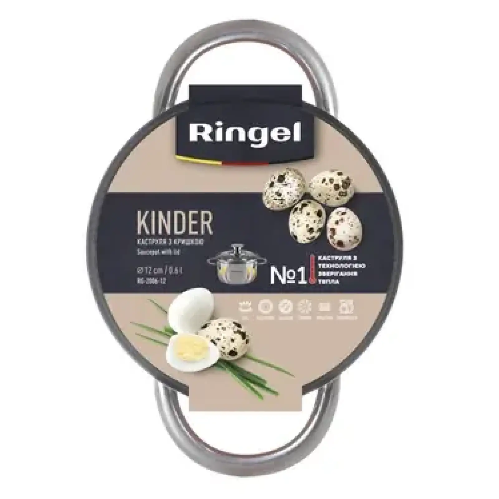 Кастрюля RINGEL Kinder (0.6 л) 12 см UA