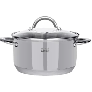 Каструля Bravo Chef 18 см (2.6 л) з кришкою UA