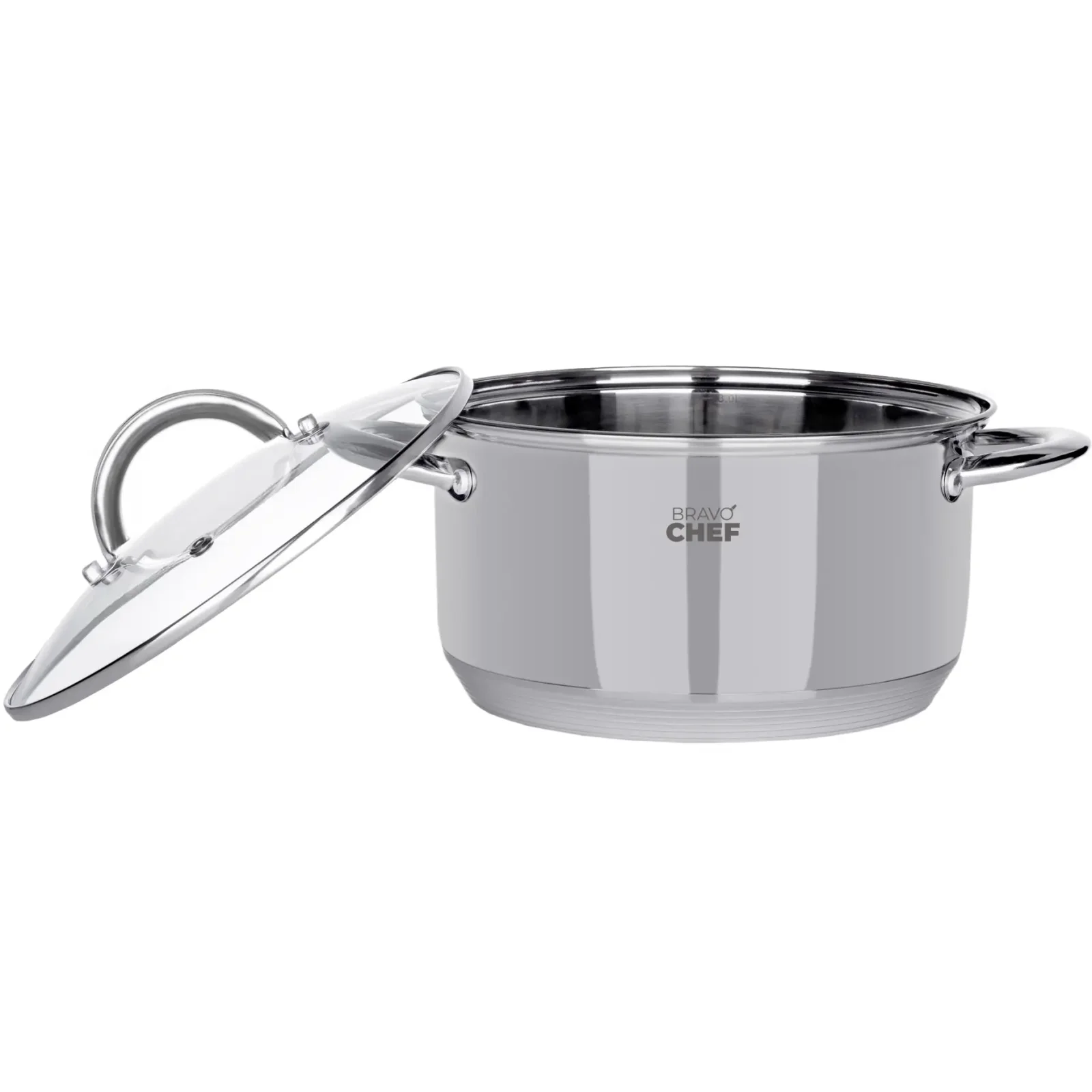 Каструля Bravo Chef 20 см (3.6 л) з кришкою UA