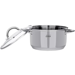 Каструля Bravo Chef 20 см (3.6 л) з кришкою UA