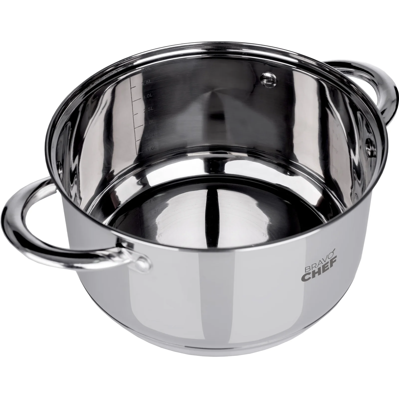 Каструля Bravo Chef 20 см (3.6 л) з кришкою UA