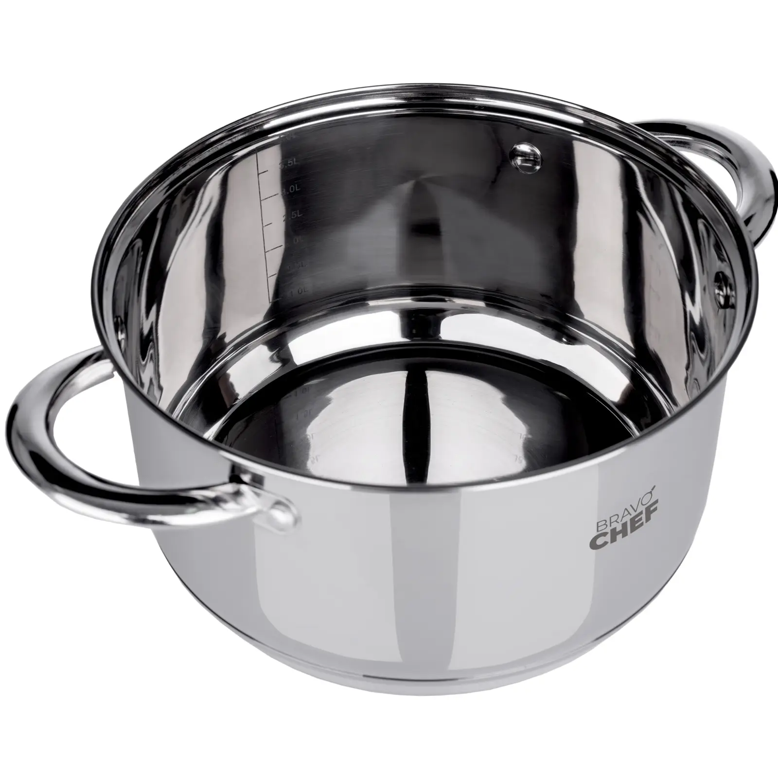 Кастрюля Bravo Chef 22 см (4.35 л) с крышкой UA