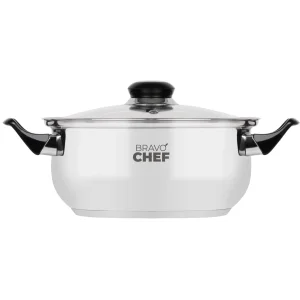 Каструля Bravo Chef 18 см (1.6 л) з бакелітовими ручками UA