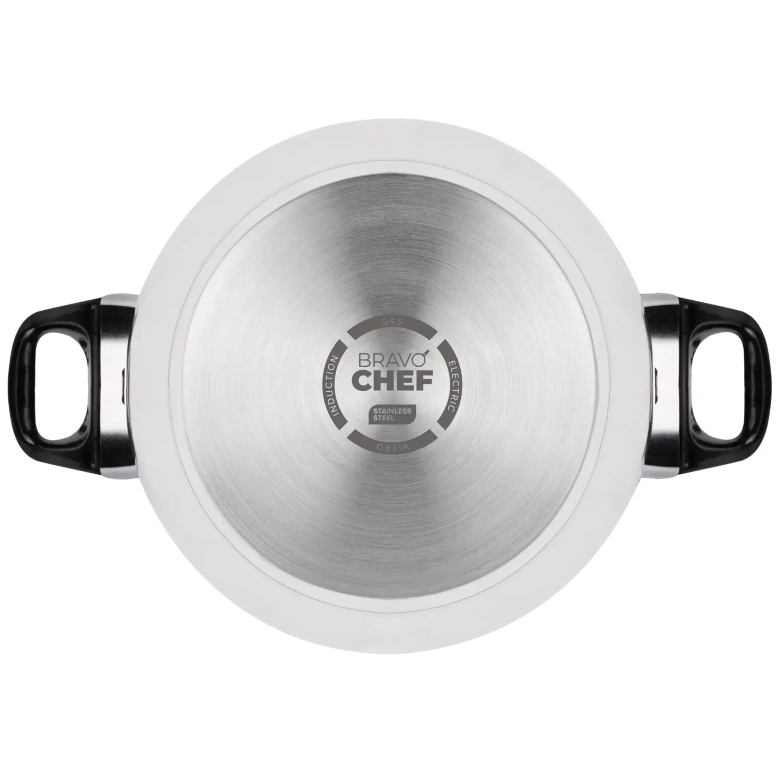 Каструля Bravo Chef 18 см (1.6 л) з бакелітовими ручками UA