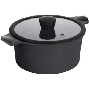 Кастрюля RINGEL Zitrone Black 4.2 л 24 см UA