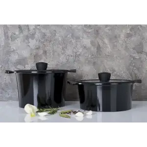 Кастрюля RINGEL Zitrone Black 4.2 л 24 см UA