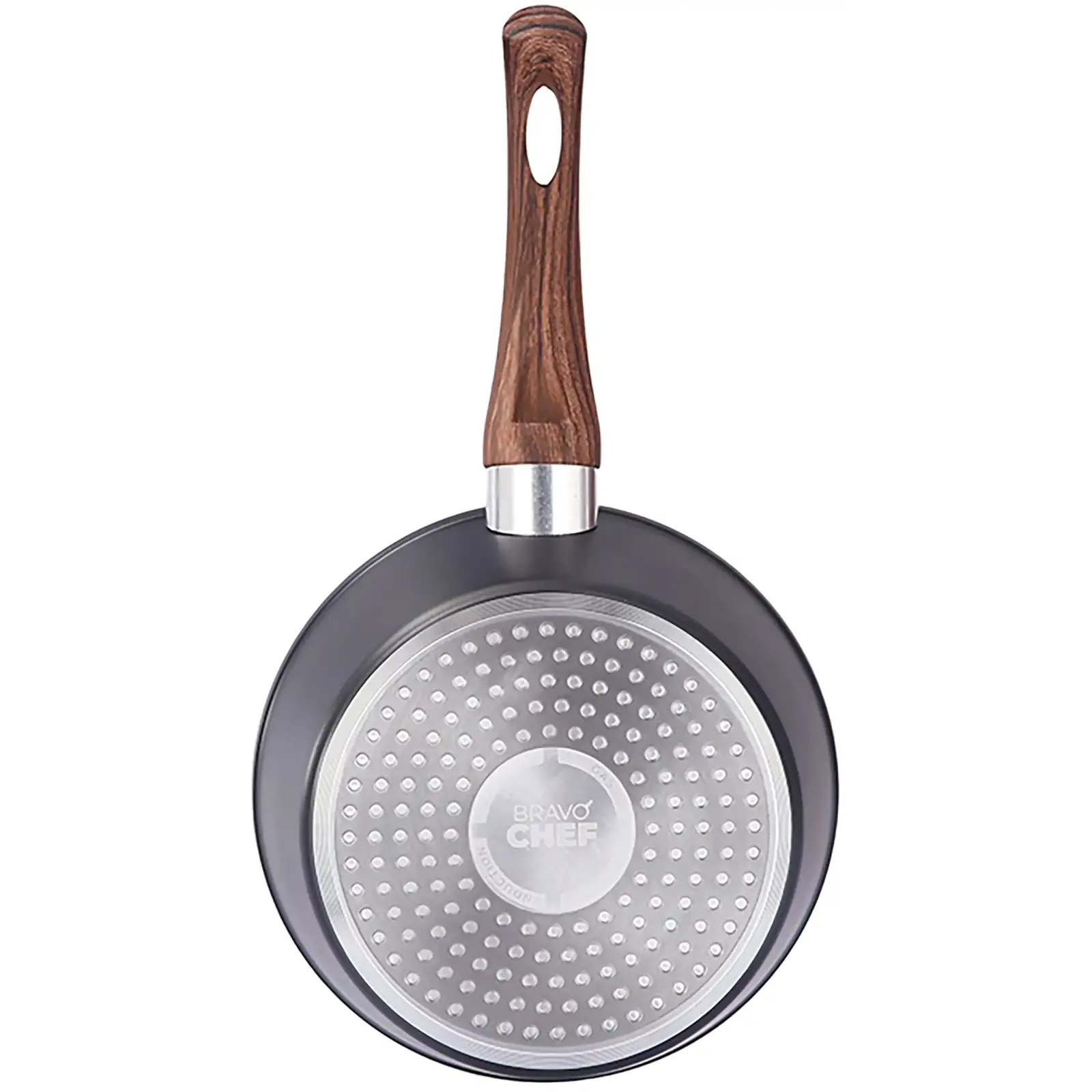 Ковш Bravo Chef классический 18 см с крышкой UA
