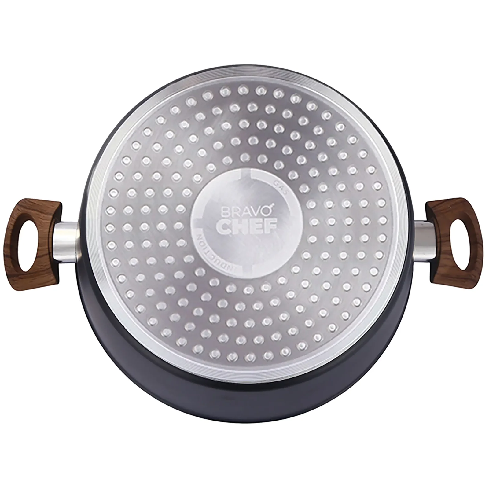 Каструля Bravo Chef класична 24 см (4.1 л) з кришкою UA