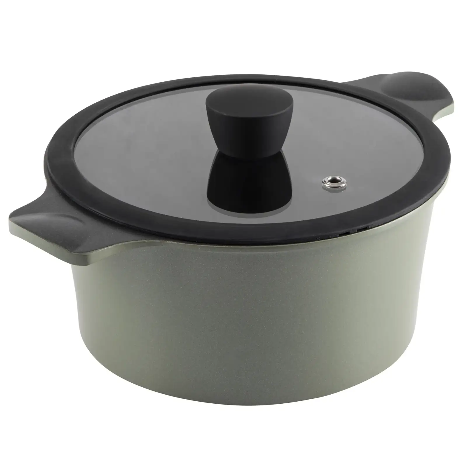 Кастрюля RINGEL Zitrone Olive 2.5 л 20 см RG-2108-20/OL UA
