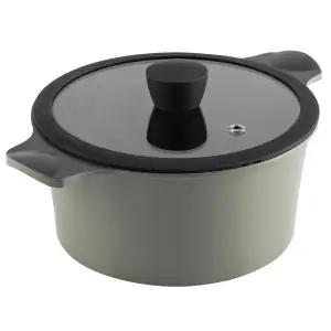 Кастрюля RINGEL Zitrone Olive 2.5 л 20 см RG-2108-20/OL UA