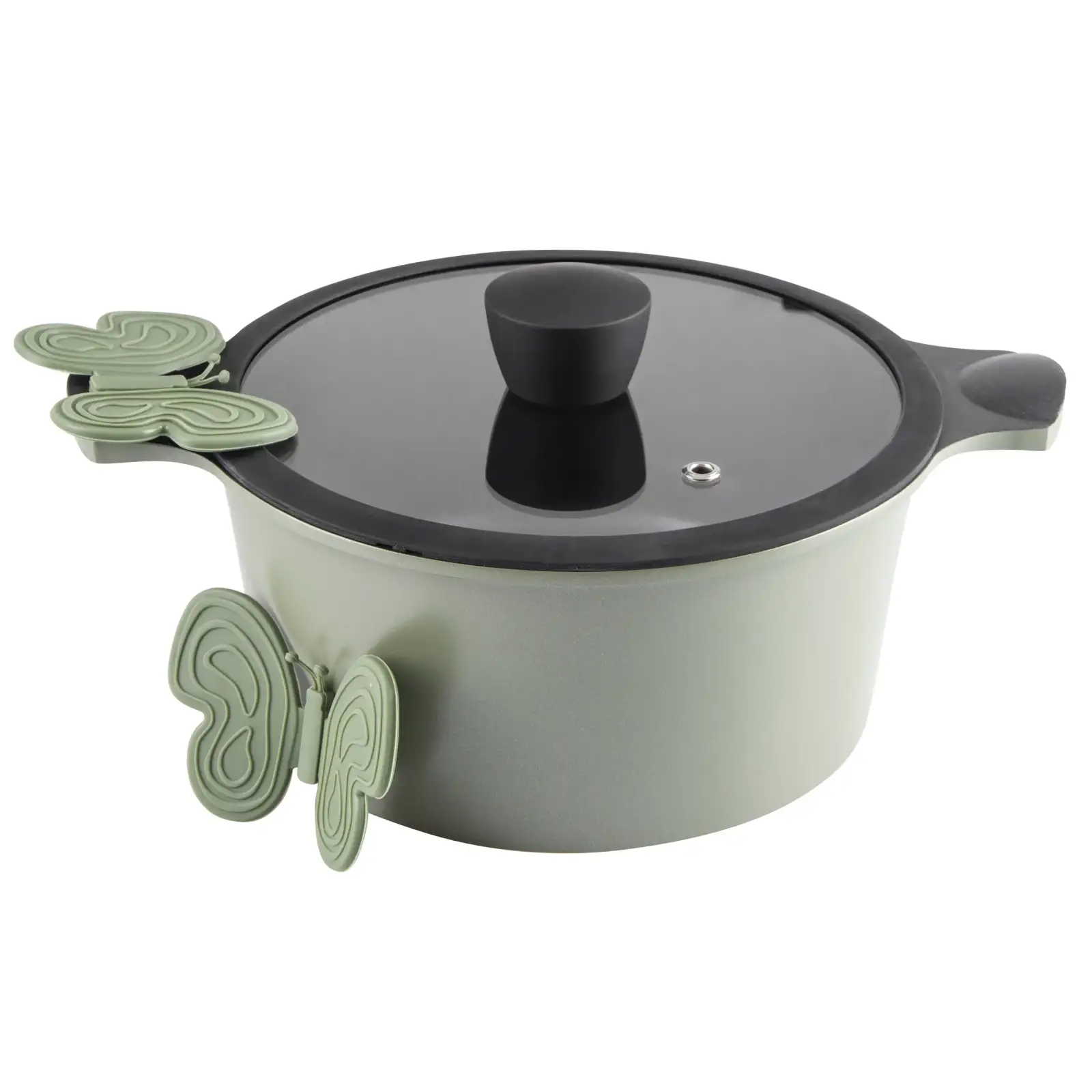 Кастрюля RINGEL Zitrone Olive 2.5 л 20 см RG-2108-20/OL UA