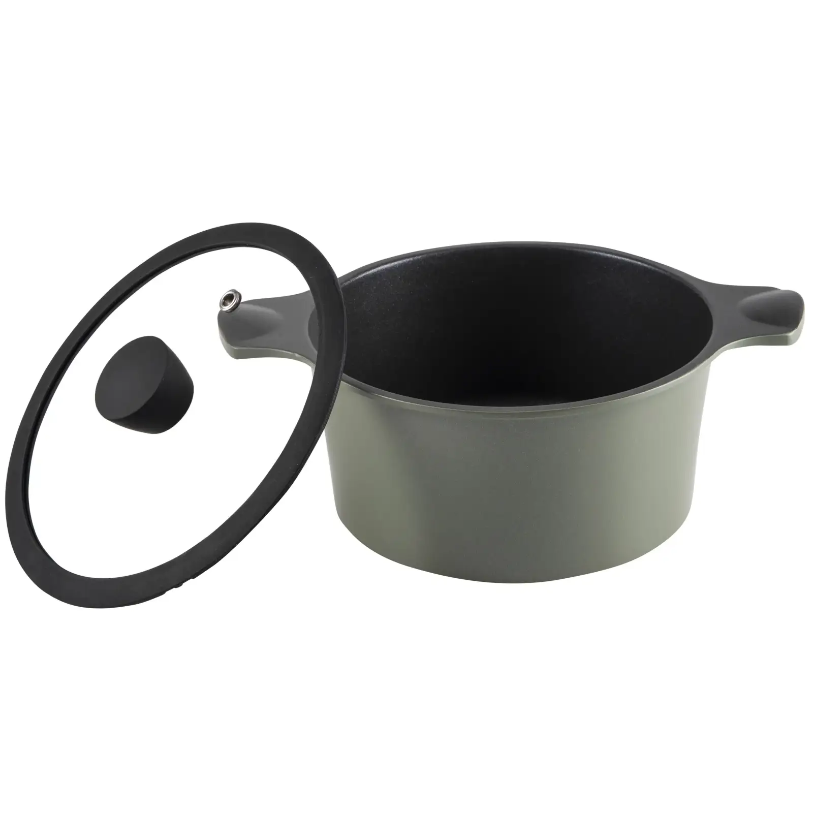 Кастрюля RINGEL Zitrone Olive (4.2 л) 24 см RG-2108-24/1/OL UA