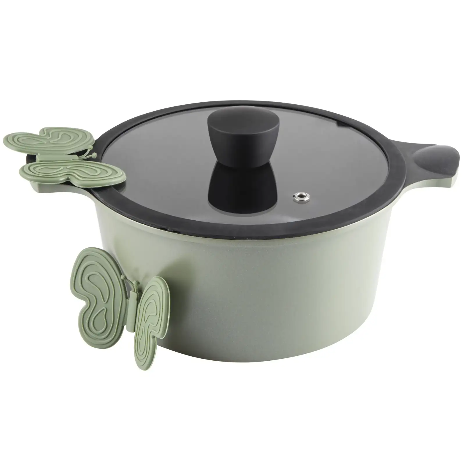 Кастрюля RINGEL Zitrone Olive (4.2 л) 24 см RG-2108-24/1/OL UA