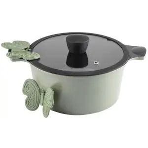 Кастрюля RINGEL Zitrone Olive (4.2 л) 24 см RG-2108-24/1/OL UA