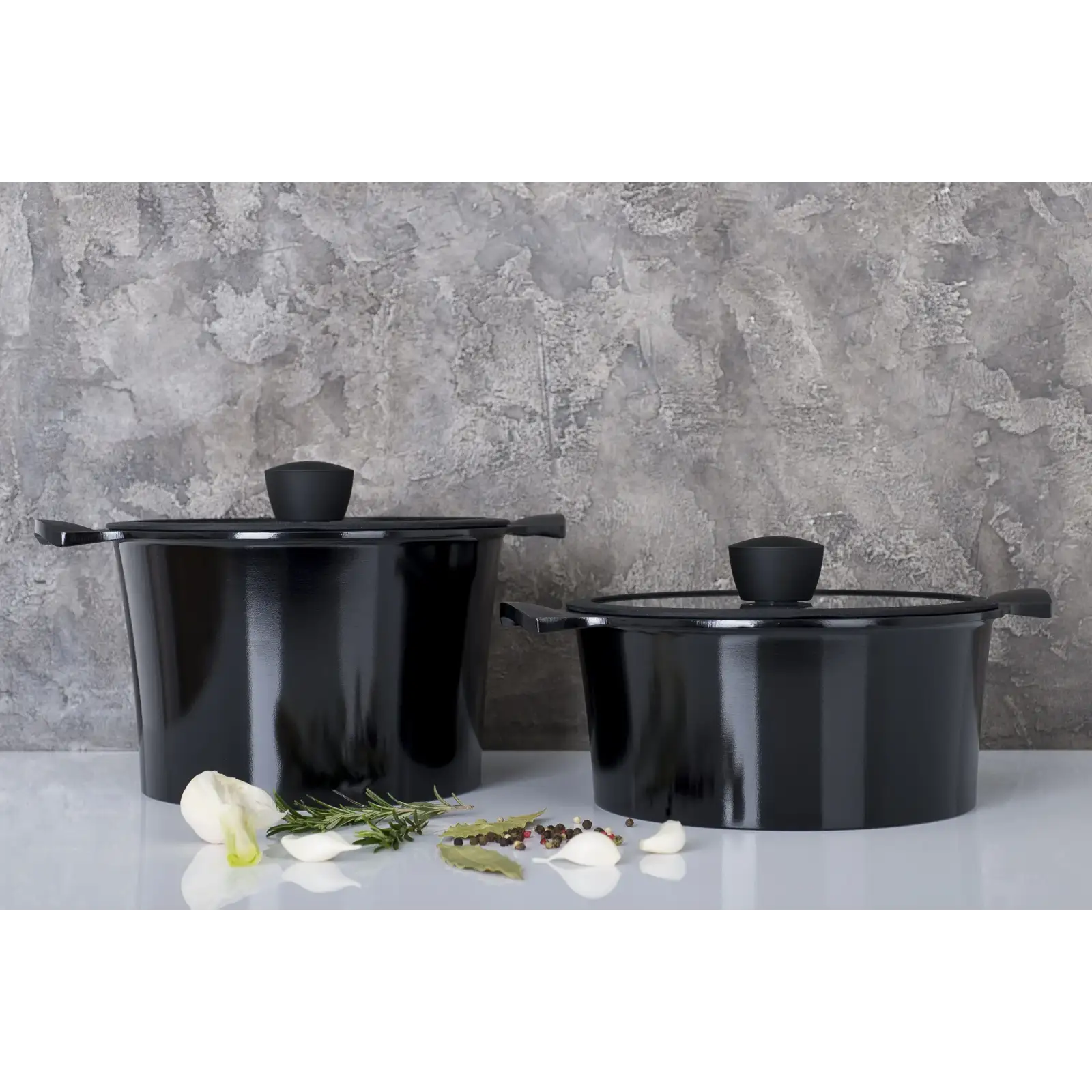 Каструля RINGEL Zitrone Black (5.8 л) 24 см UA
