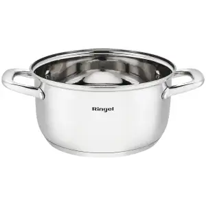 Кастрюля Ringel Grey line (2.3 л) 18 см UA
