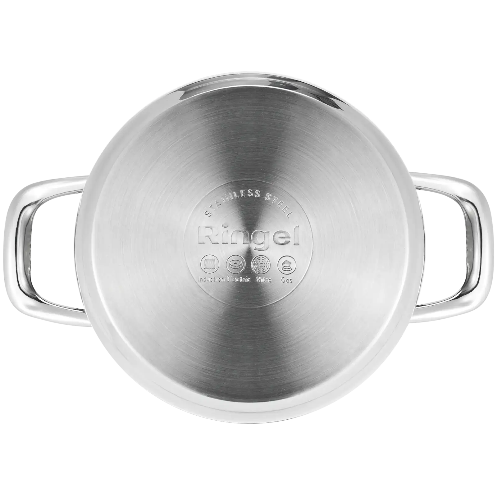 Кастрюля Ringel Grey line (2.3 л) 18 см UA