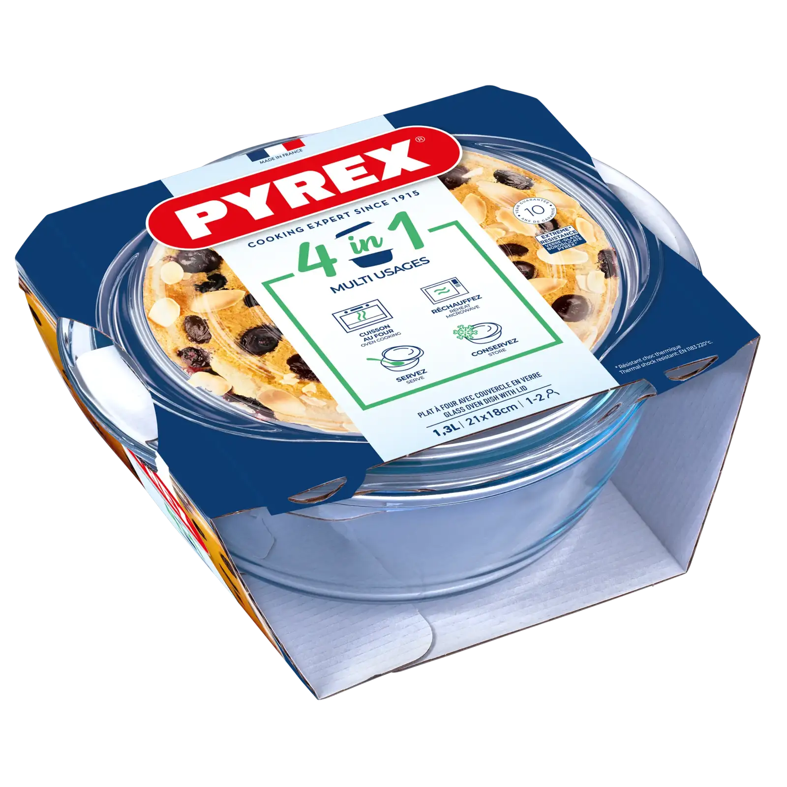 Каструля з кришкою Pyrex, 1.3 л UA