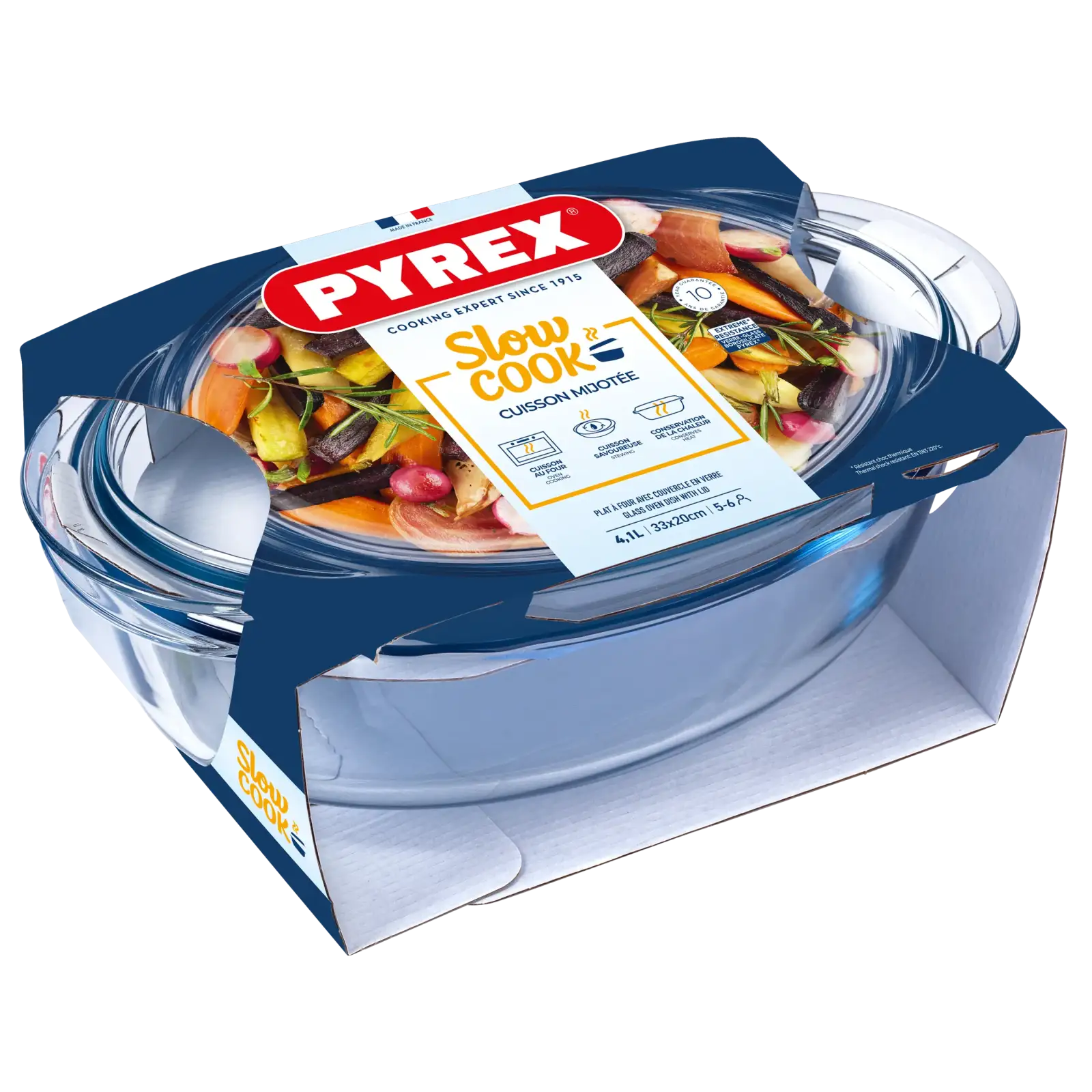 Кастрюля с крышкой Pyrex, 4.1 л UA