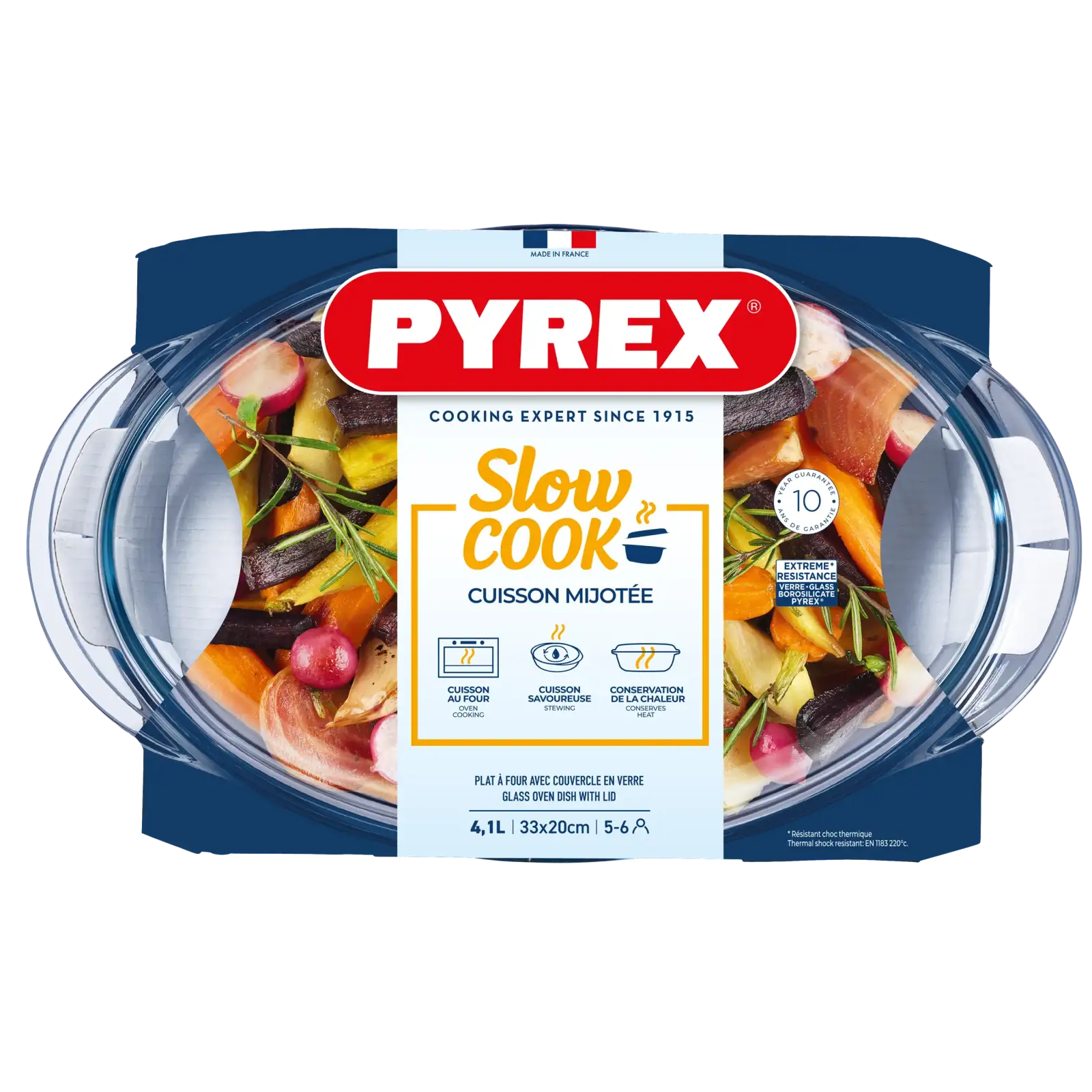 Кастрюля с крышкой Pyrex, 4.1 л UA