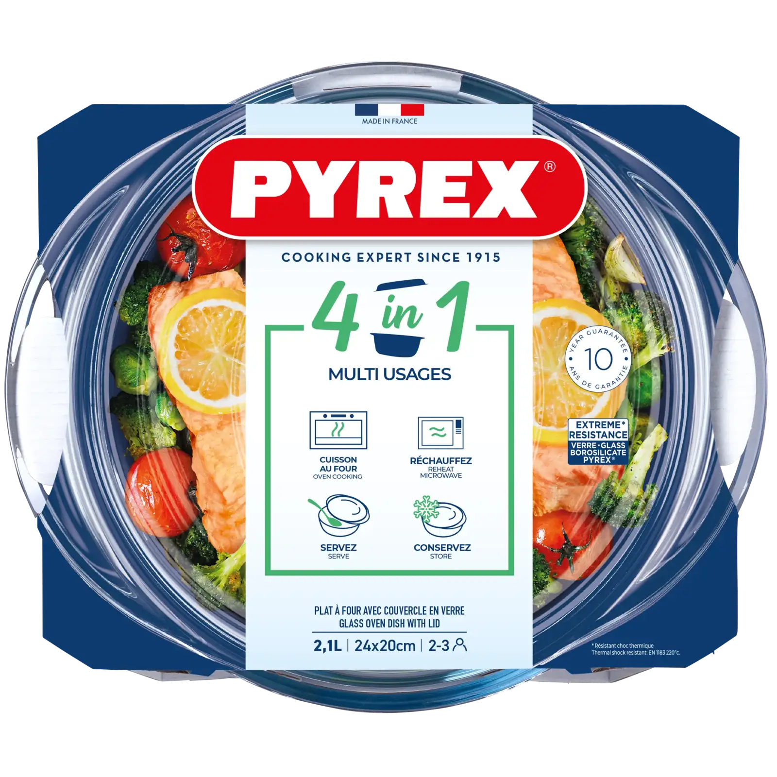 Каструля з кришкою Pyrex, 2.1 л UA