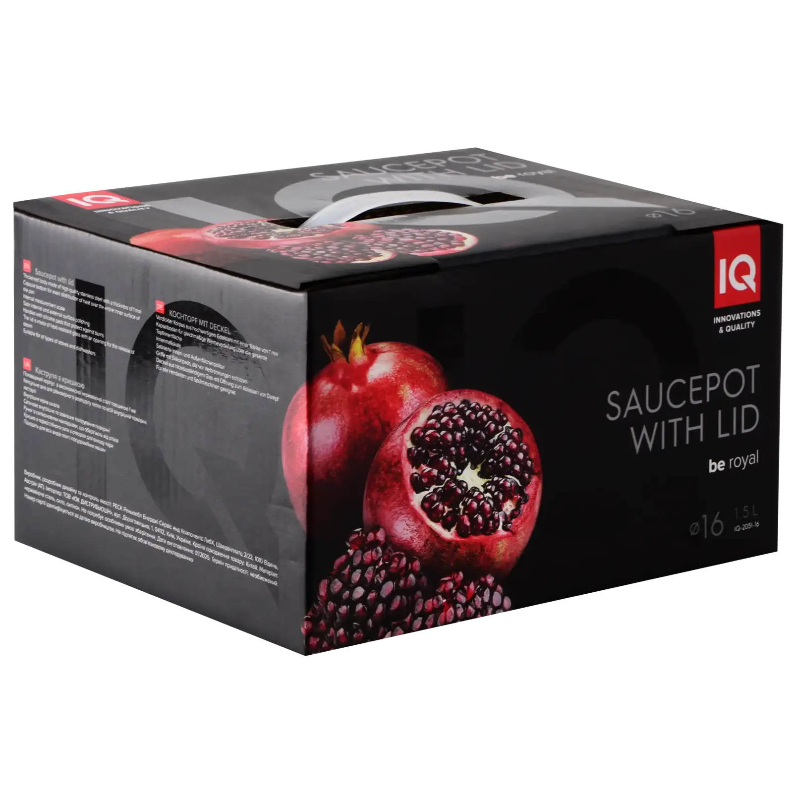 Каструля IQ Be Royal 16 см (1.5 л) UA