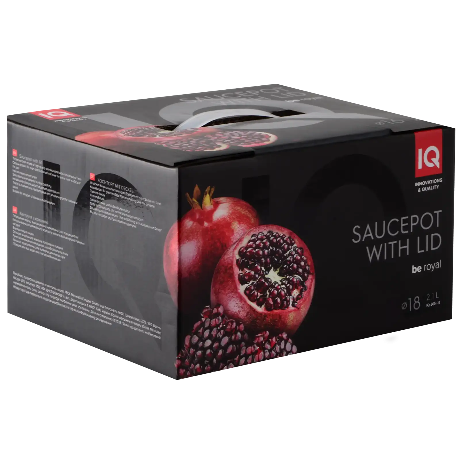 Каструля IQ Be Royal 18 см (2.1 л) UA