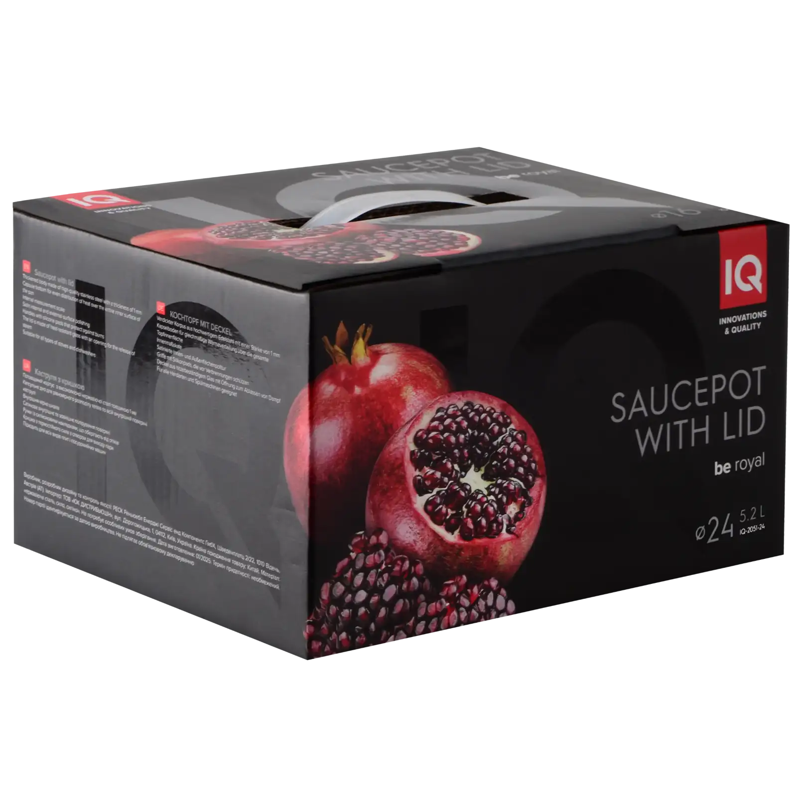 Каструля IQ Be Royal 24 см (5.2 л) UA