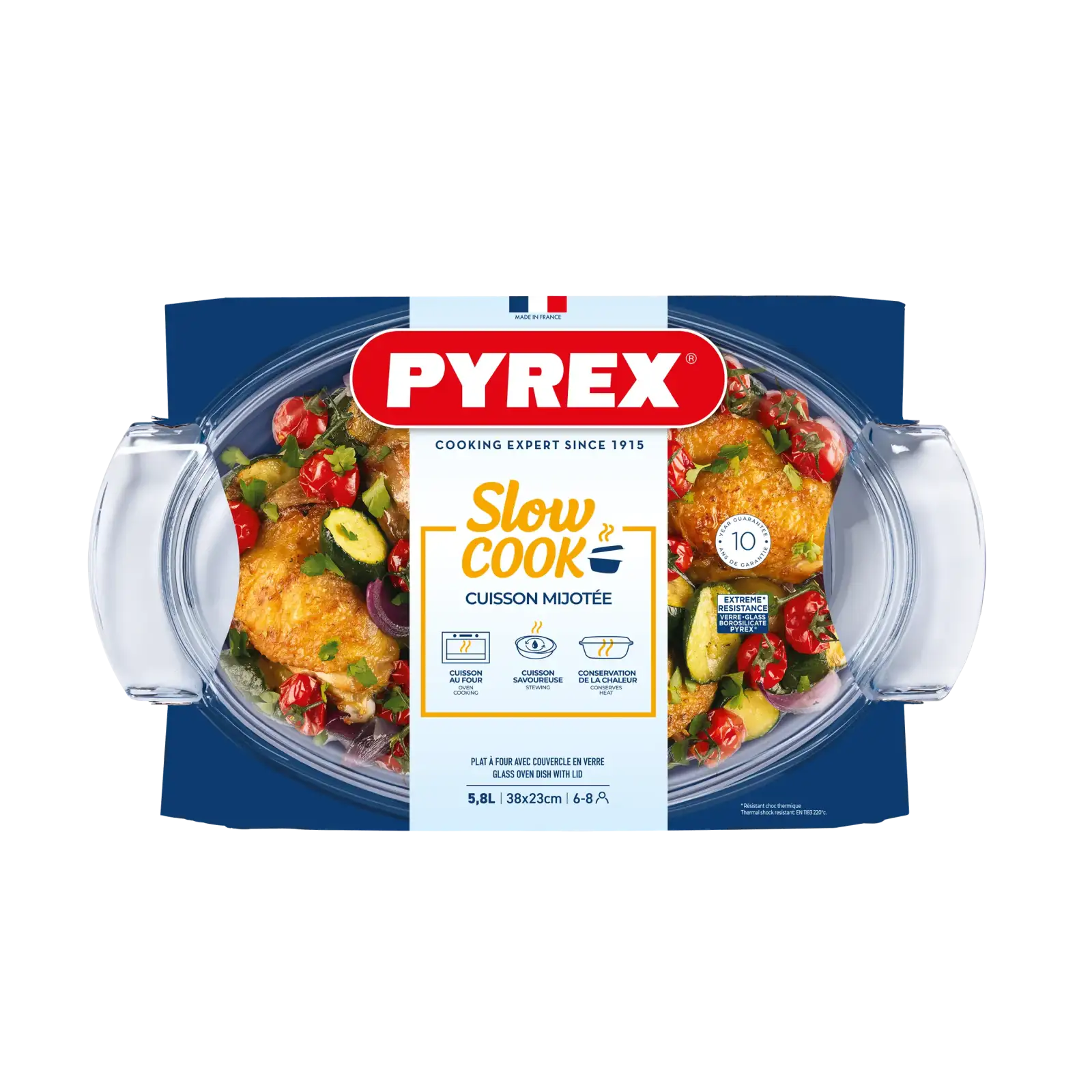 Каструля з кришкою Pyrex, 5.8 л UA