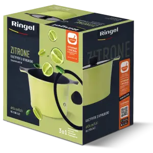 Кастрюля RINGEL Zitrone (5.8 л) 24 см RG-2108-24/2 UA
