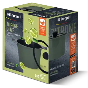 Кастрюля RINGEL Zitrone Olive (5.8 л) 24 см UA
