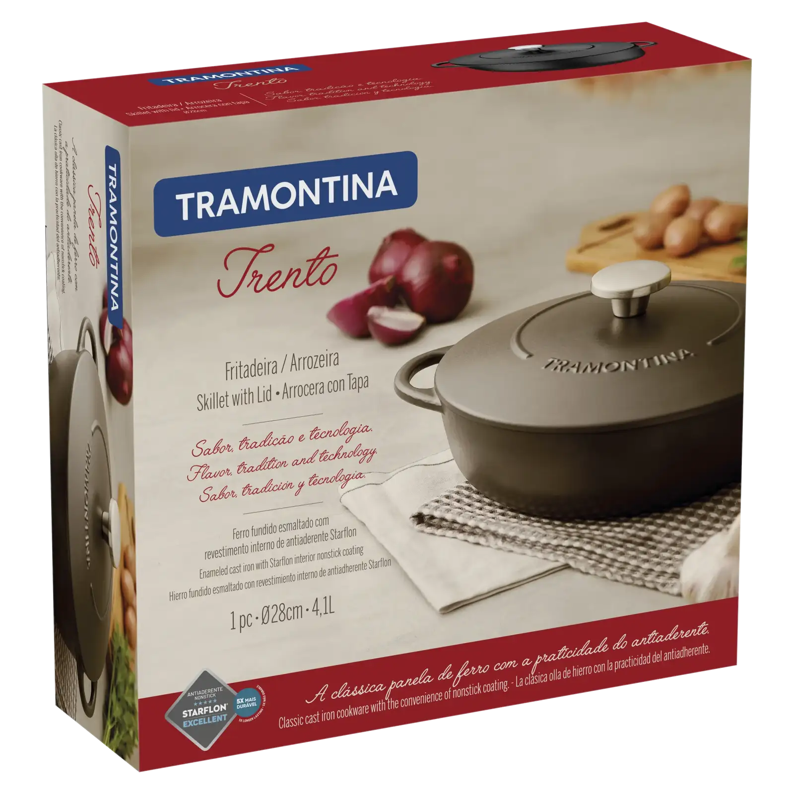 Каструля Tramontina Trento (4,1 л) 28 см UA